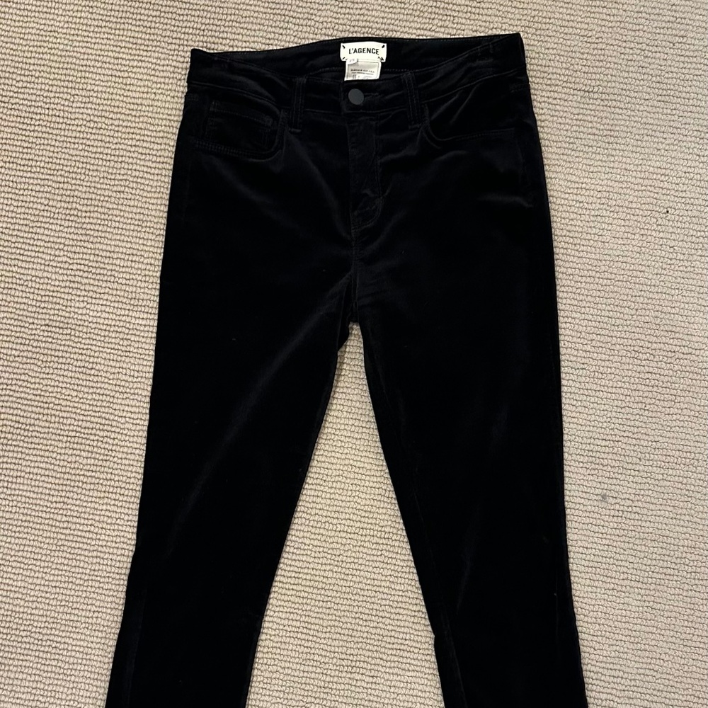 Margot Velvet Cropped Skinny Jean